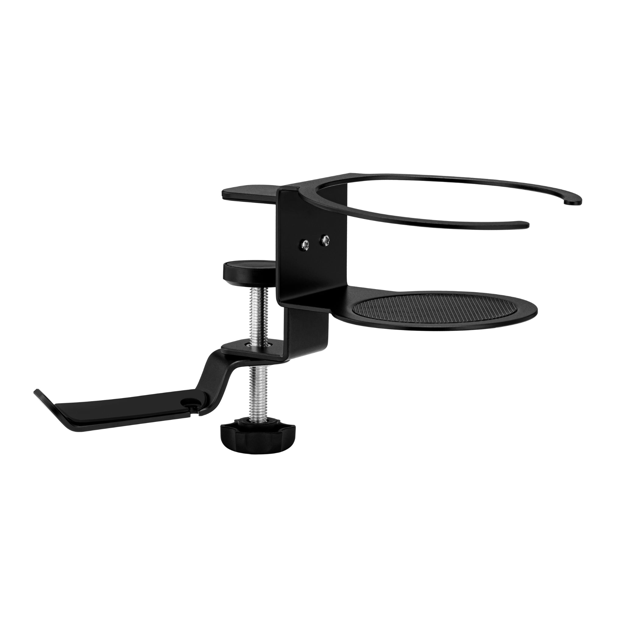 Universal Headphone Hanger with Cup Holder – Progressive Desk - Canada