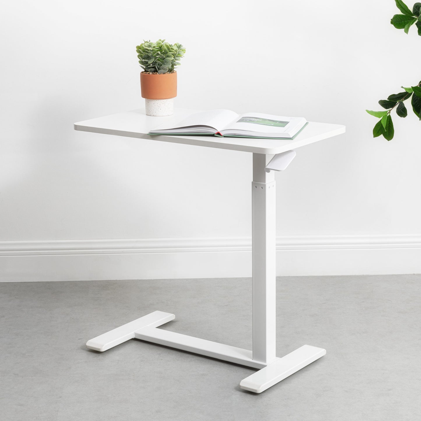 Height Adjustable Pneumatic Side Table