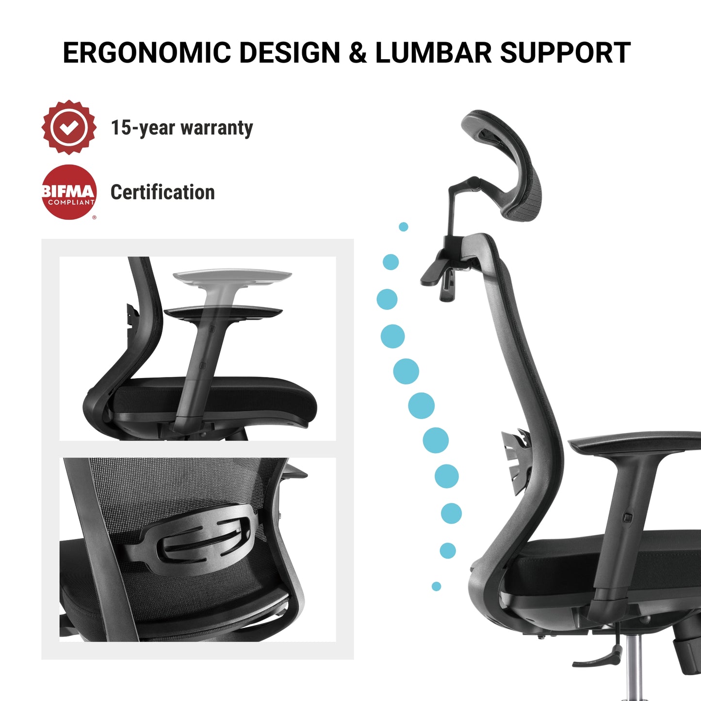 Ergo Glyder chair specifications